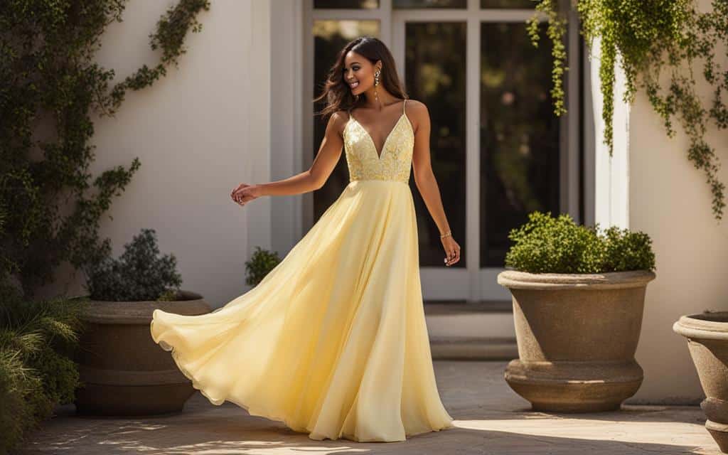 Glitter Light Yellow Prom Dress with Open Back · Sugerdress · Online Store  Powered by Storenvy